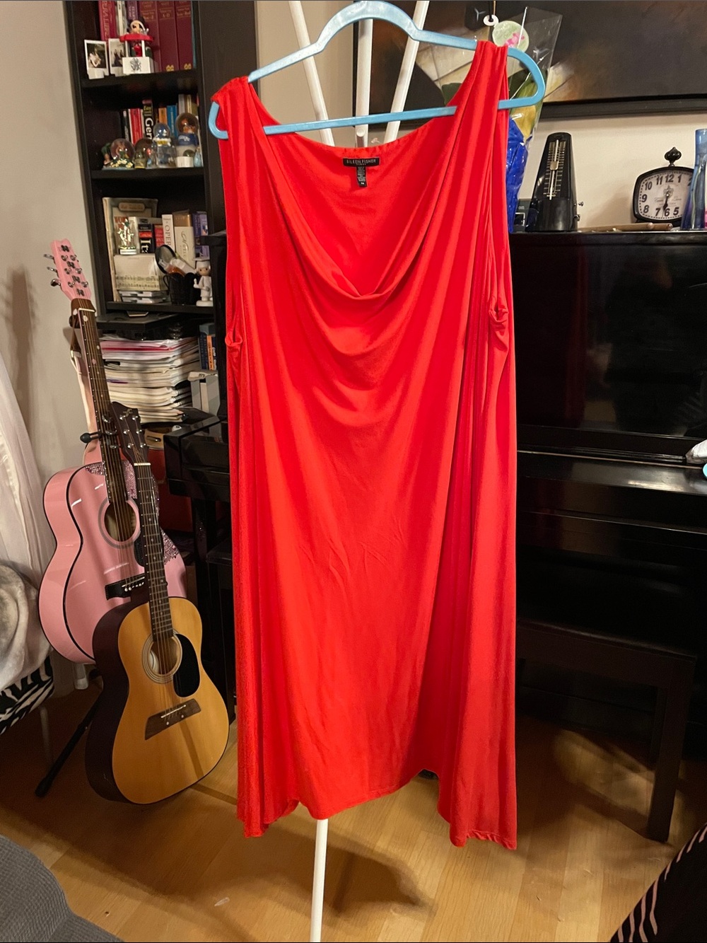 Eileen Fisher Coral Sleeveless Dress